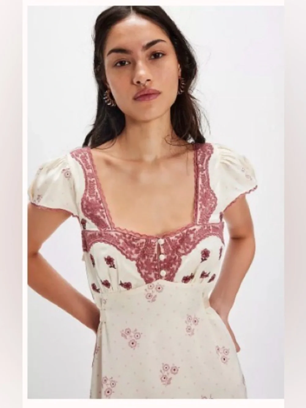 FREE PEOPLE Haven Midi Dress size medium - Picture 9 of 16